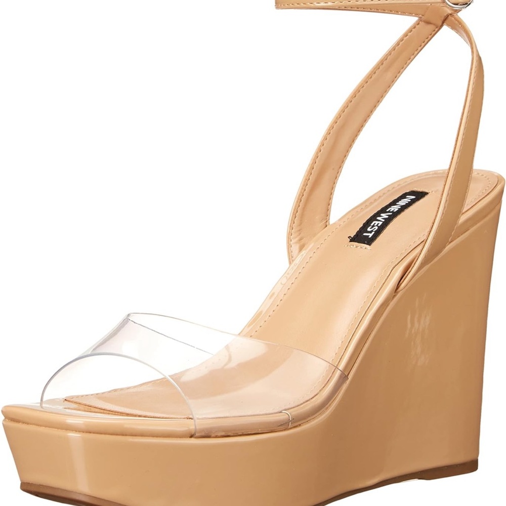 Nine West Klear Wedge Sandal size 7.5